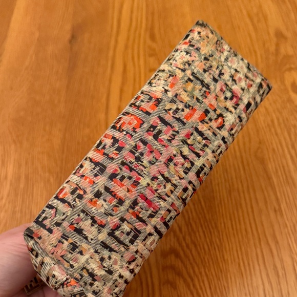 FENDI Zucchino Vitello Floral Forever Cosmetic Pouch - Picture 6 of 15